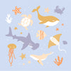 Ocean Creatures Blanket