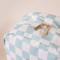 Sage Check Backpack