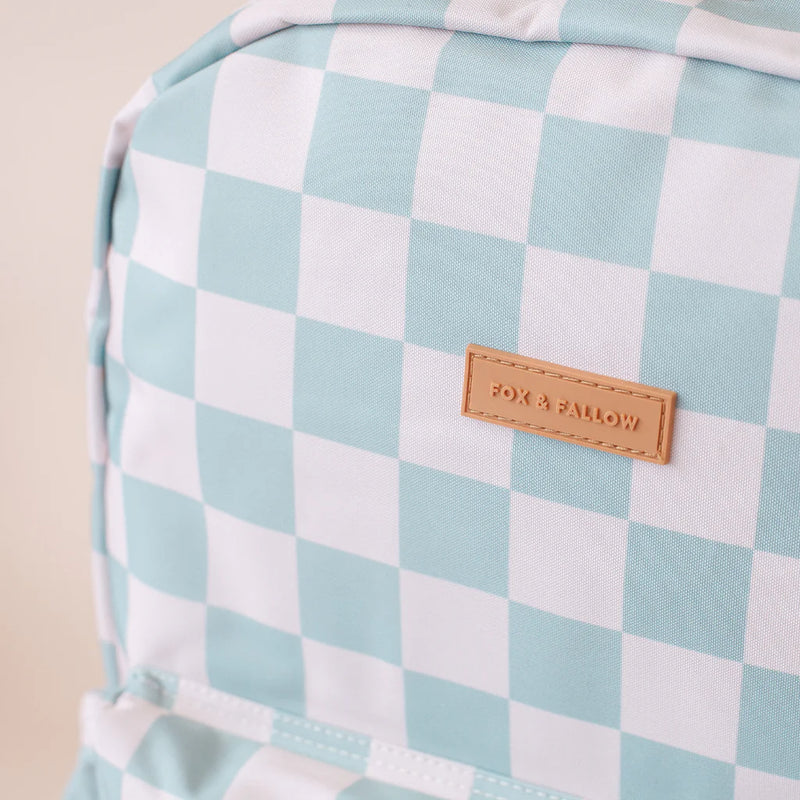 Sage Check Backpack