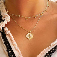 Blooming Necklace | 18KT Yellow Gold Plate