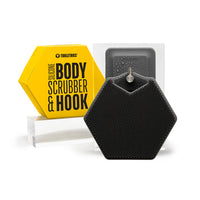 Body Scrubber & Hook | Charcoal