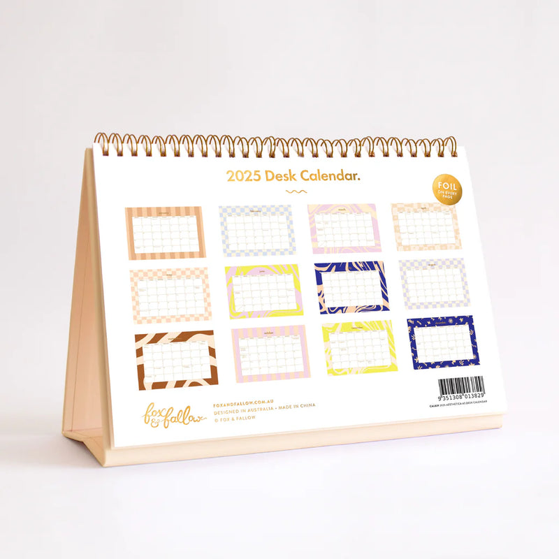 2025 Aesthetica A5 Desk Calendar