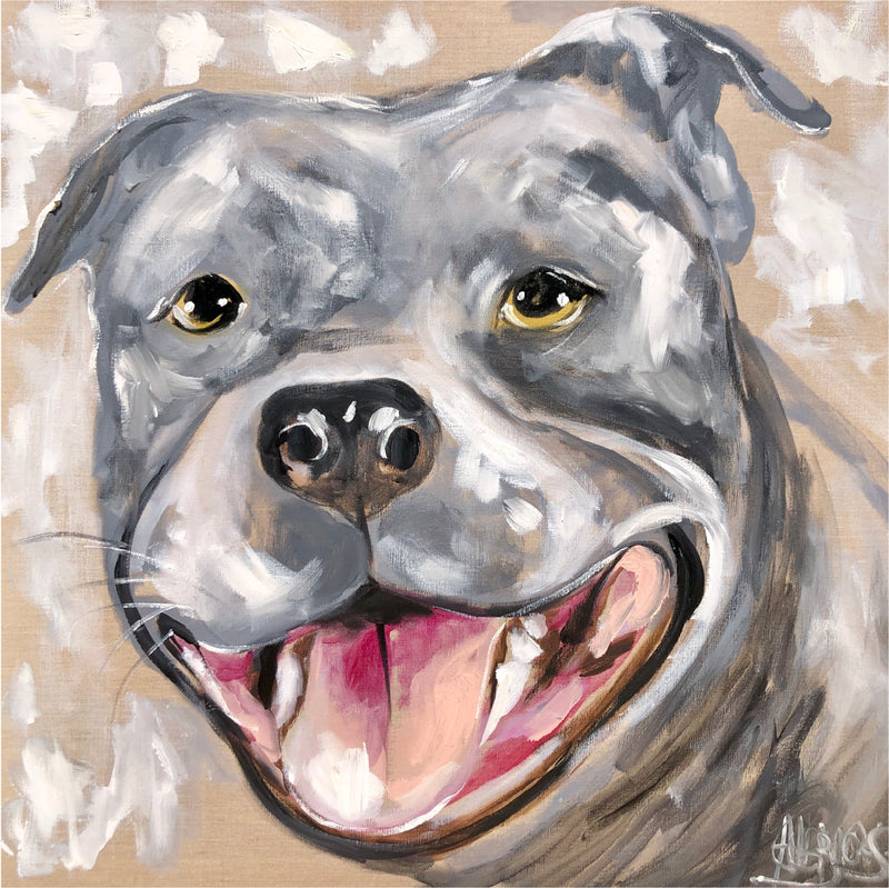 Pet Portraits by Amanda Brooks | Stone Drink Coaster Collection