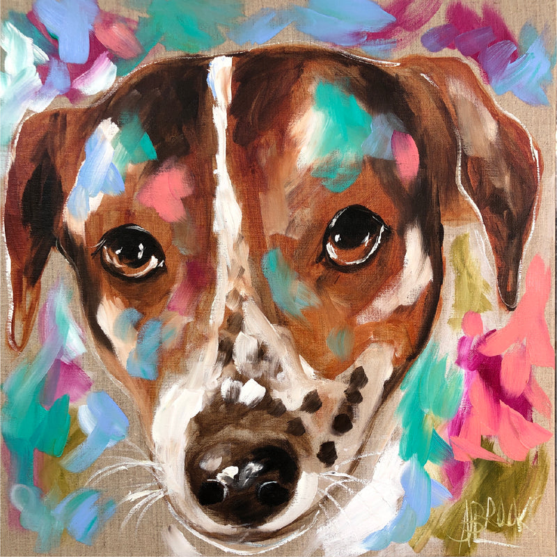 Pet Portraits by Amanda Brooks | Stone Drink Coaster Collection