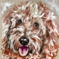 Pet Portraits by Amanda Brooks | Stone Drink Coaster Collection