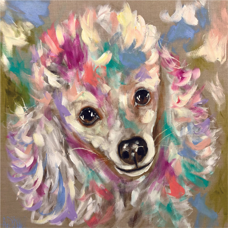 Pet Portraits by Amanda Brooks | Stone Drink Coaster Collection