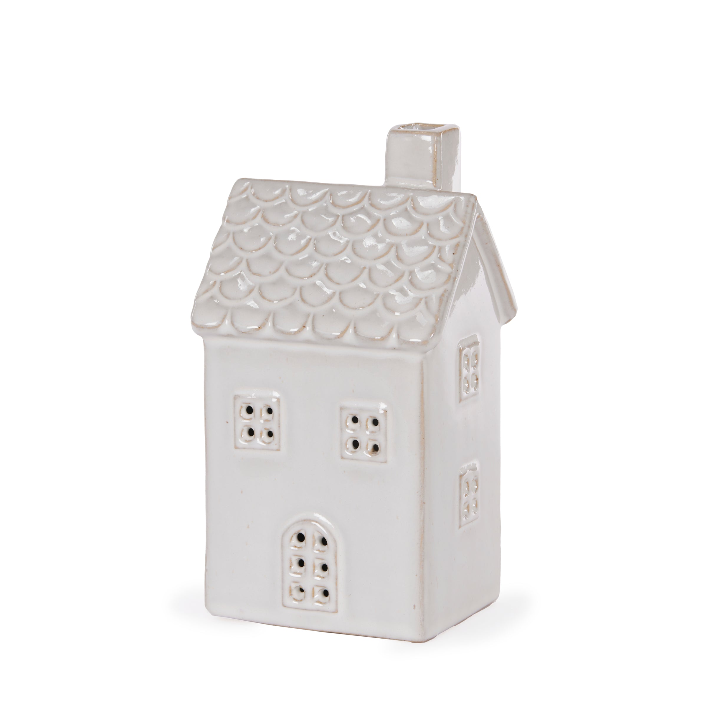 Led Ceramic House | White