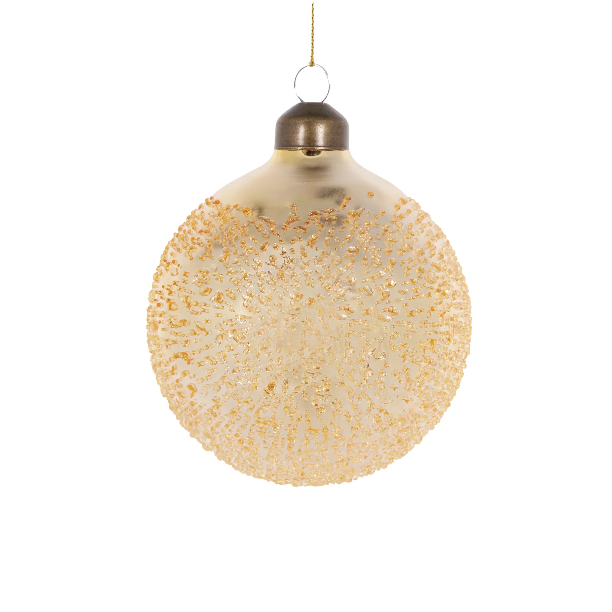 Gold Bubbles Bauble