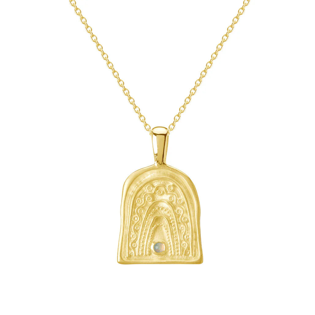 Rainbow Spirit Necklace | 18KT Yellow Gold Plate