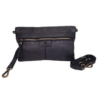 Delta Leather Crossbody Bag