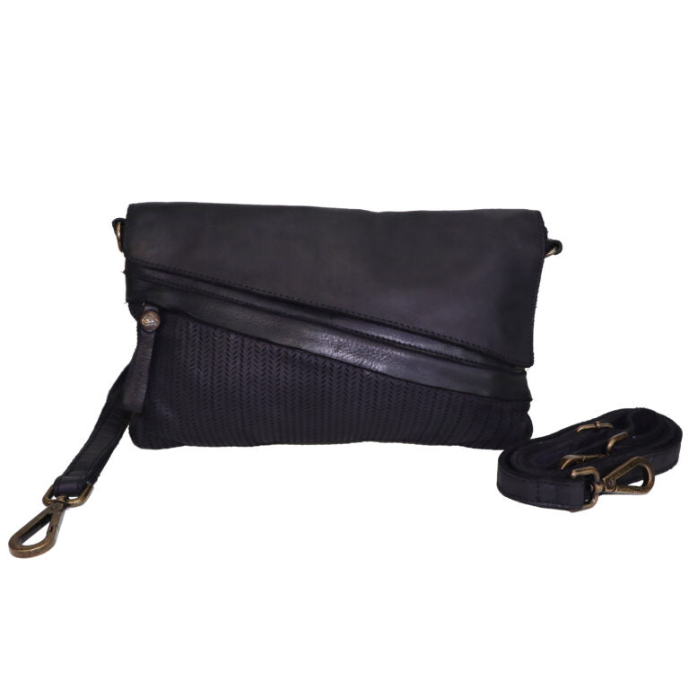 Delta Leather Crossbody Bag