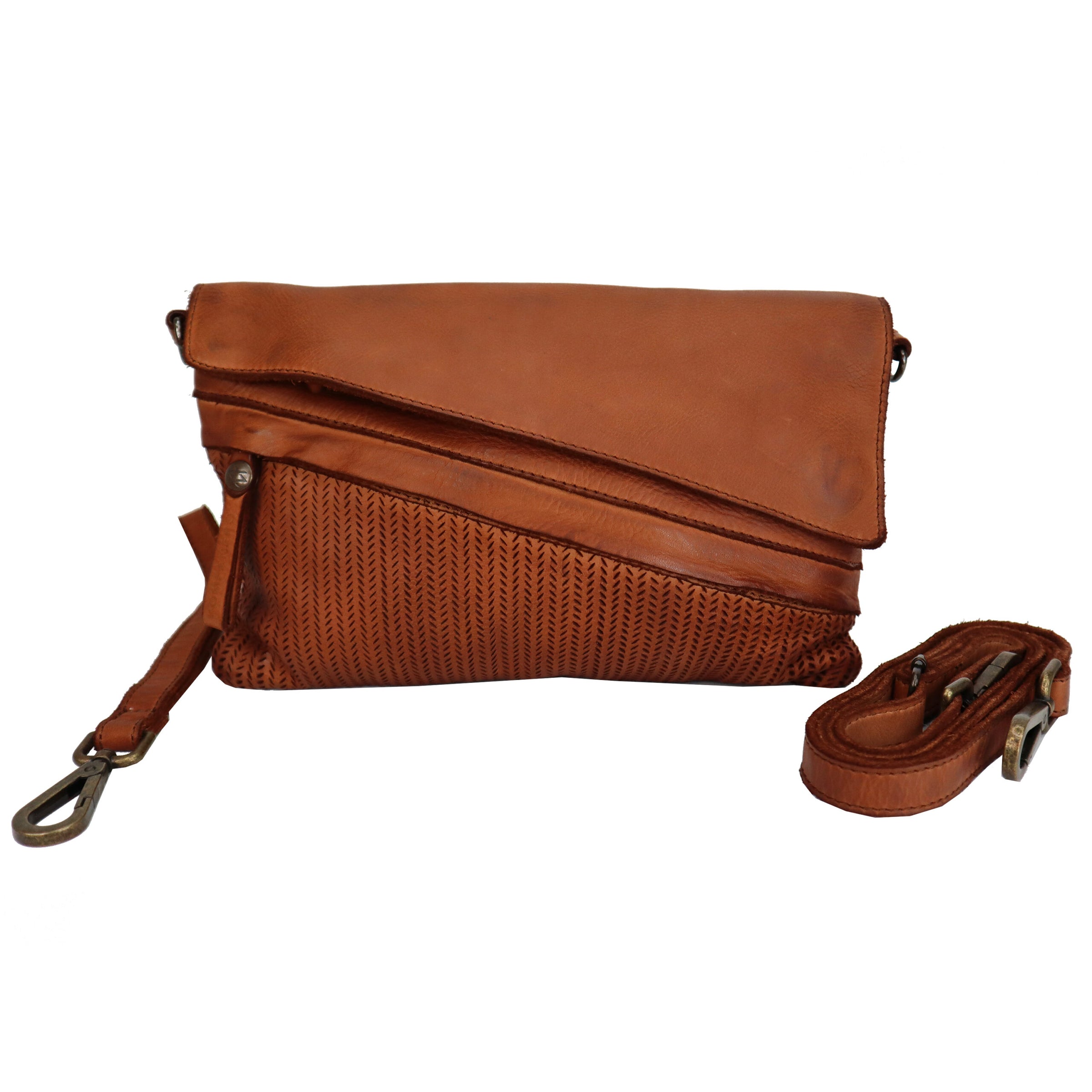 Delta Leather Crossbody Bag