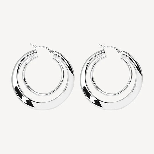 Strudel Hoop | Silver