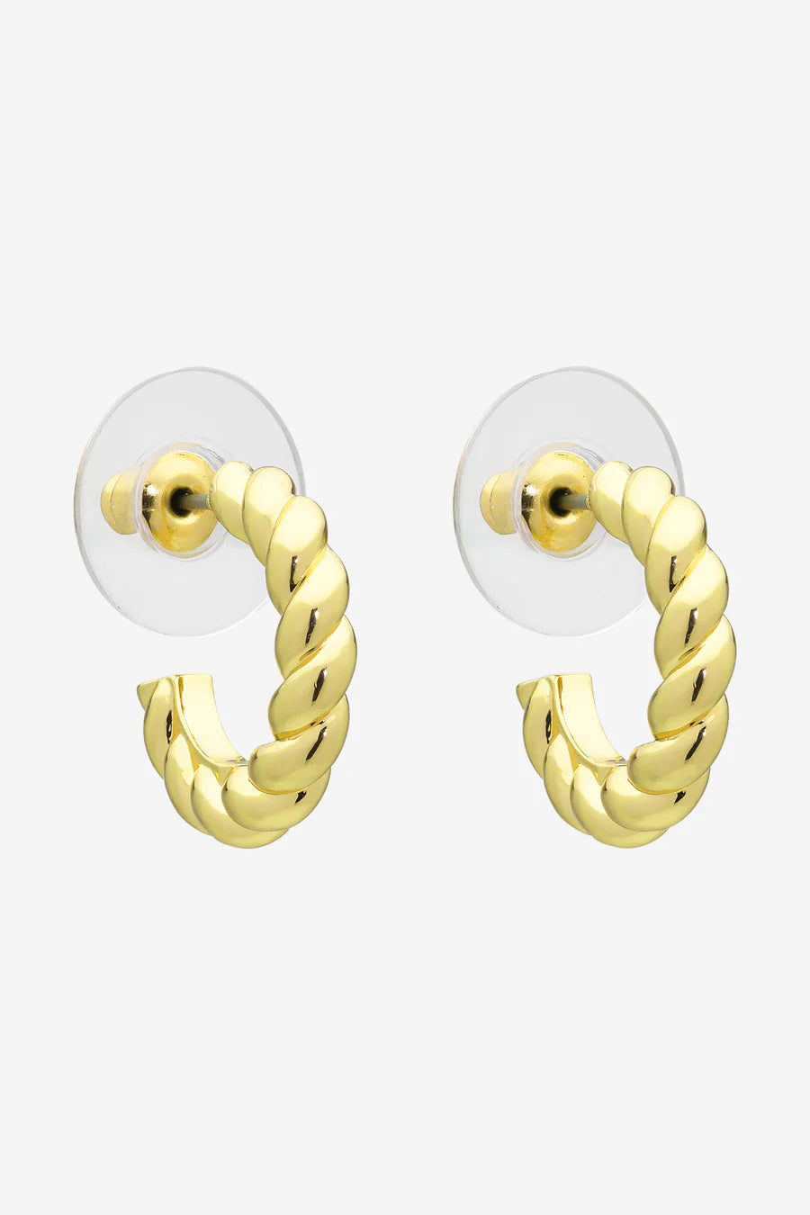 Sandy Gold Hoop Earring