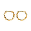 Zippy Twist Huggie Earring | Yellow Gold