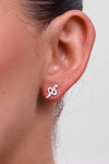 Petite Boa Silver Earring