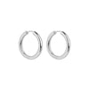 Subtle Huggie Earring | Silver