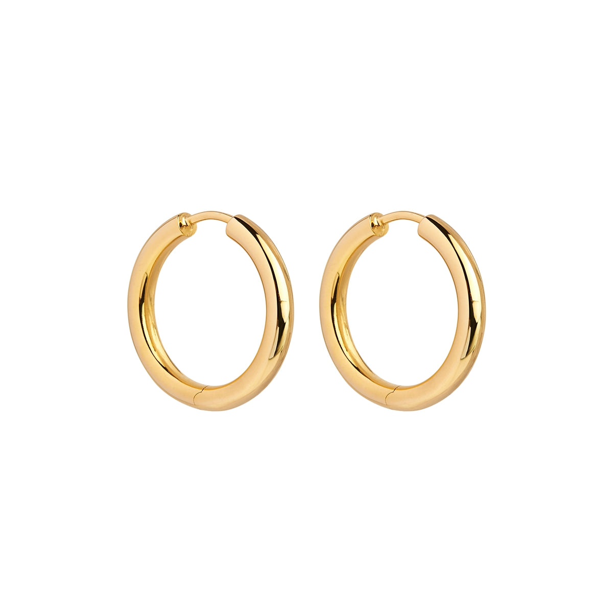 Subtle Huggie Earring | Yellow Gold