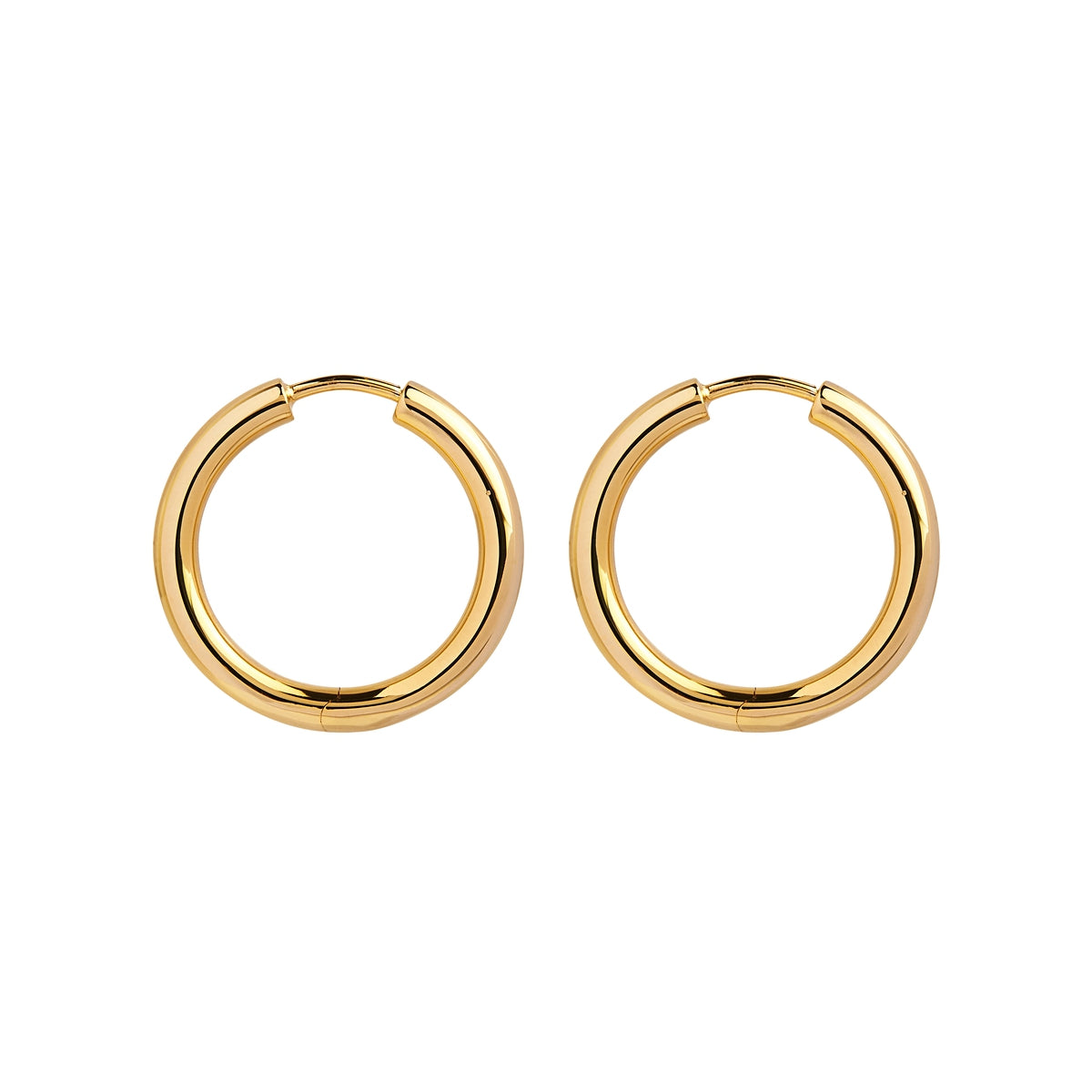 Subtle Huggie Earring | Yellow Gold