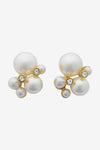 Rochelle Gold Pearl Earring