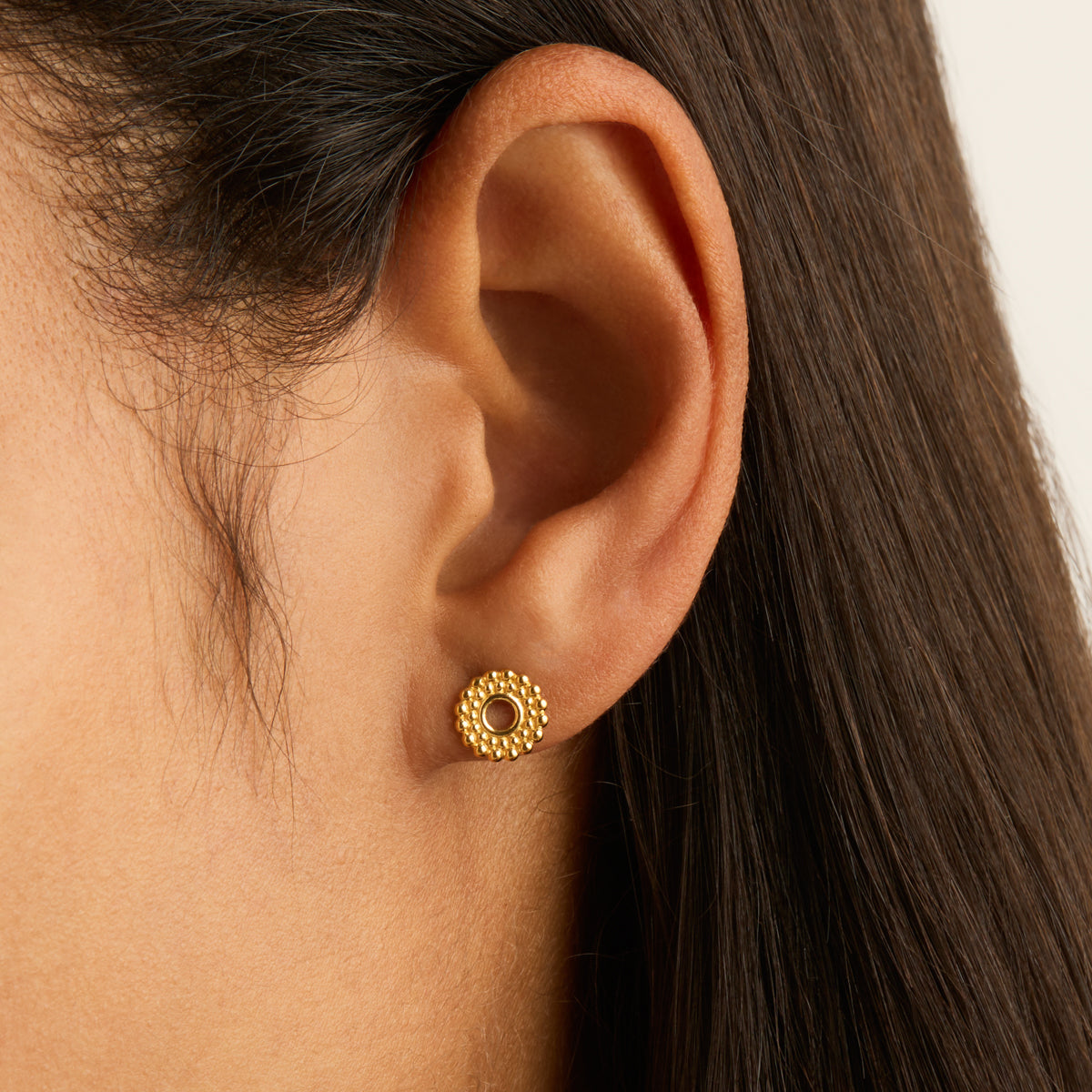 Nectar Stud Earrings | Yellow Gold