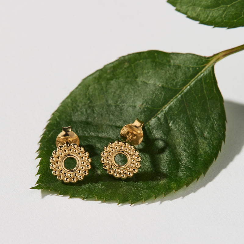 Nectar Stud Earrings | Yellow Gold