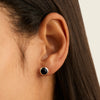 Husk Onyx Stud Earring