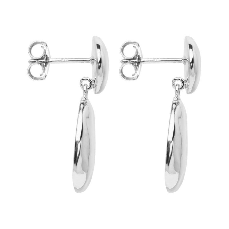 Double Pebblet Stud Earrings | Sterling Silver