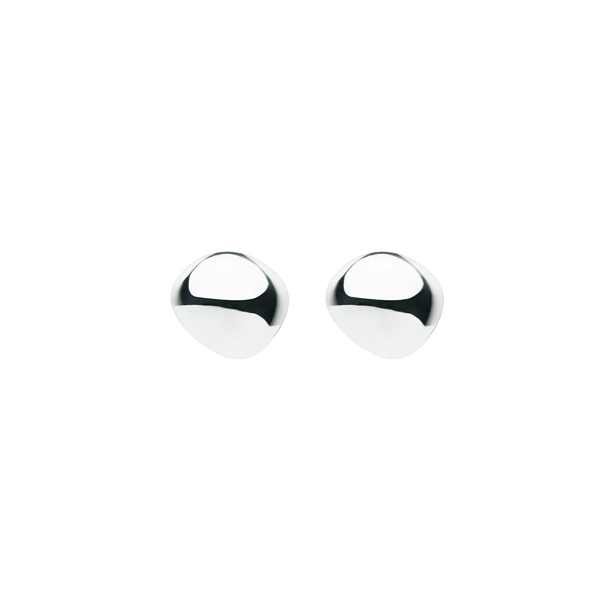 Pebblet Stud Earrings  | Sterling Silver