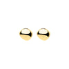 Pebblet Stud Earrings | Yellow Gold