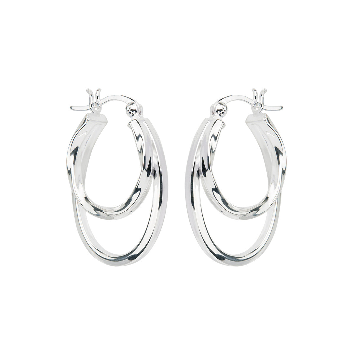 Sea of Change Hoop Earrings | Sterling Silver