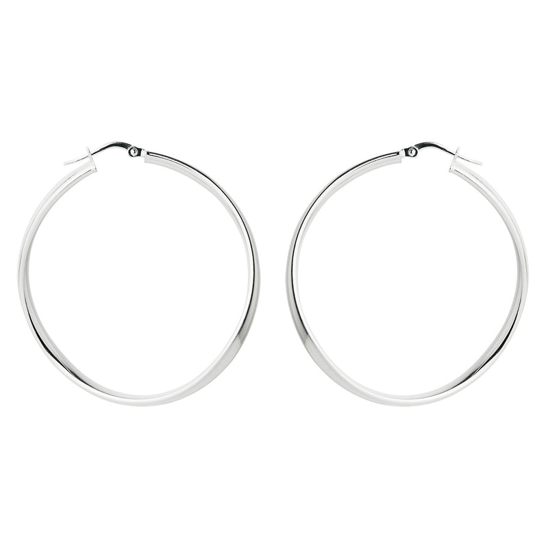 Odyssey Hoop Earrings | Sterling Silver