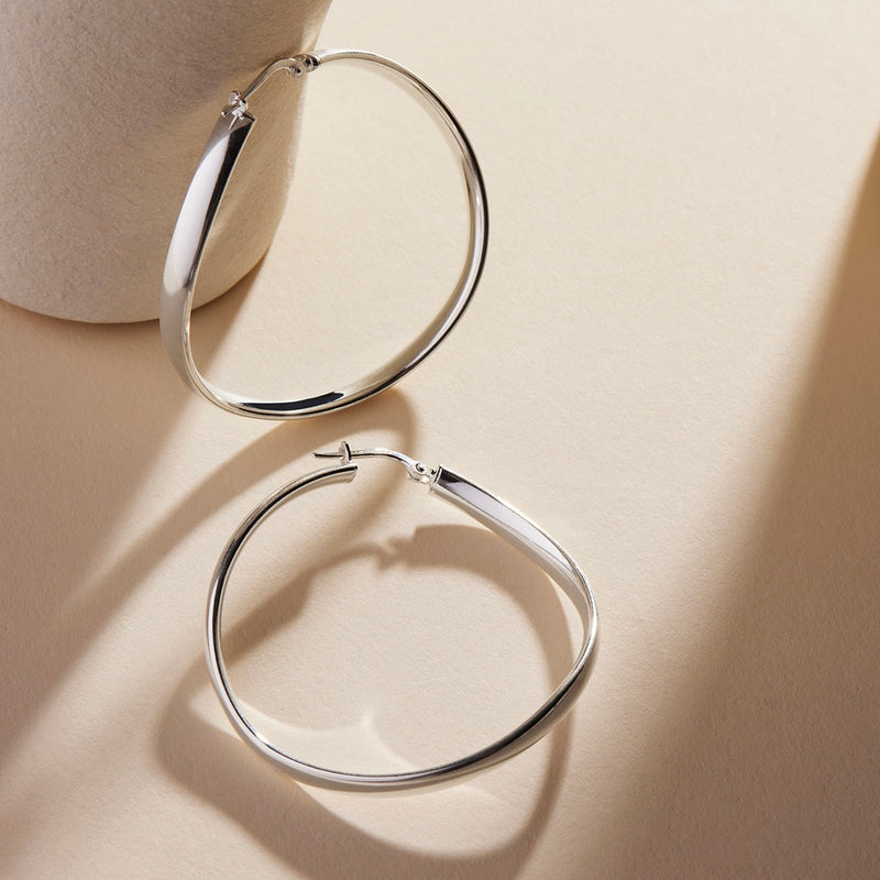 Odyssey Hoop Earrings | Sterling Silver