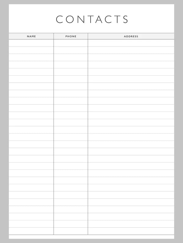 2025 Family Chaos Planner