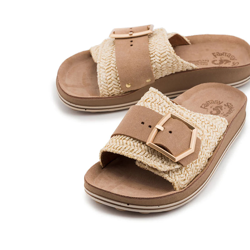 Fantasy Sandals Korina | Vanilla Raffia