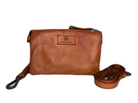 Flip Leather Crossbody Bag