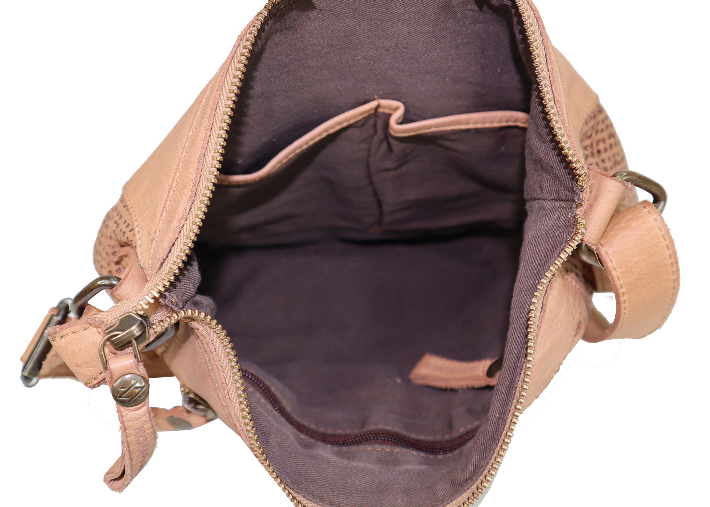 Floella Leather Crossbody Bag