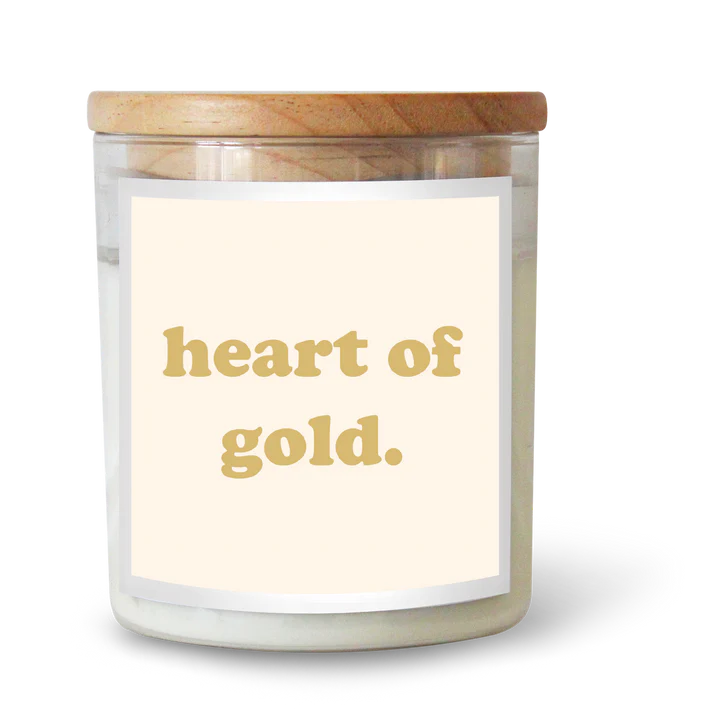 Heart of Gold Candle