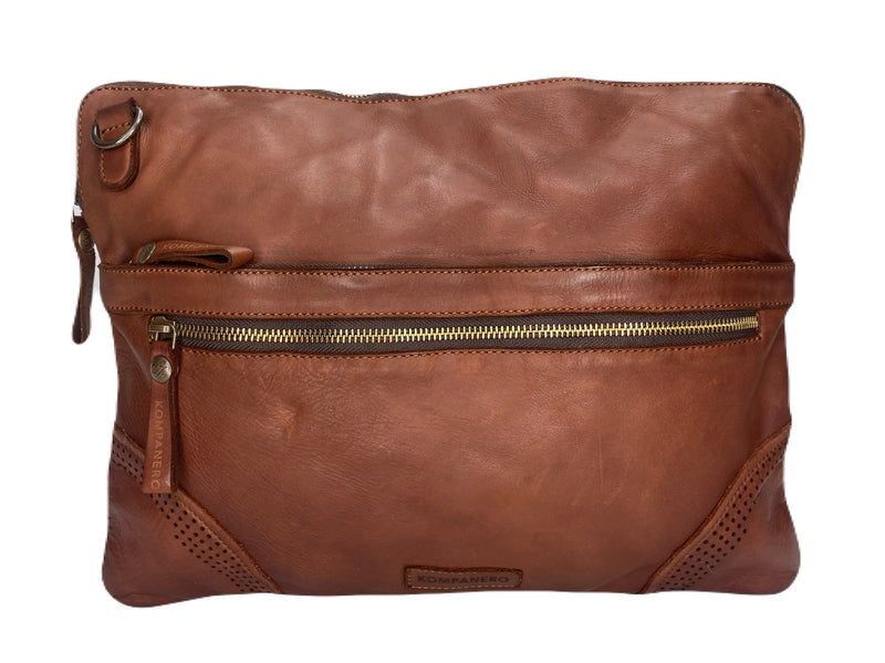 Presley Leather Laptop Case | Cognac