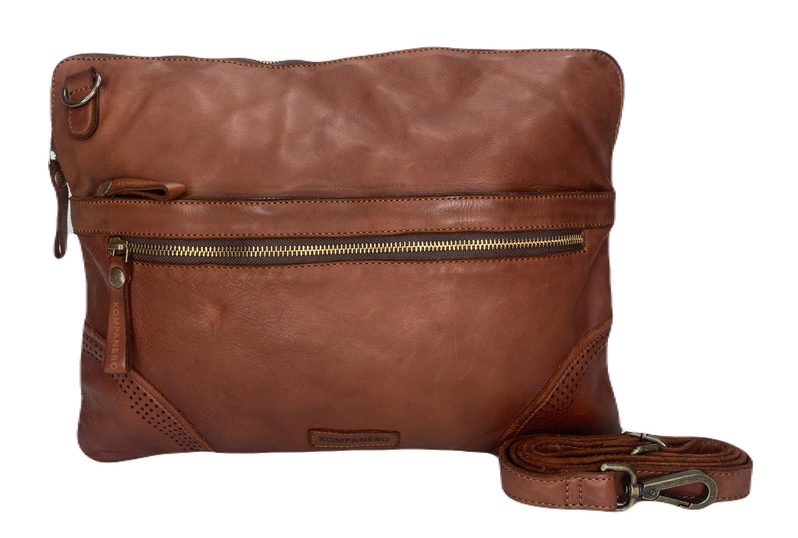 Presley Leather Laptop Case | Cognac