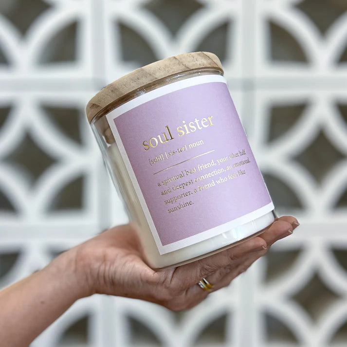 Goldie Dictionary Candle | Soul Sister