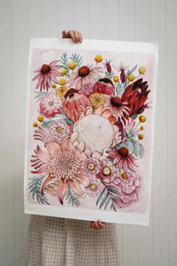 Sara Floral A3 Giclee Print