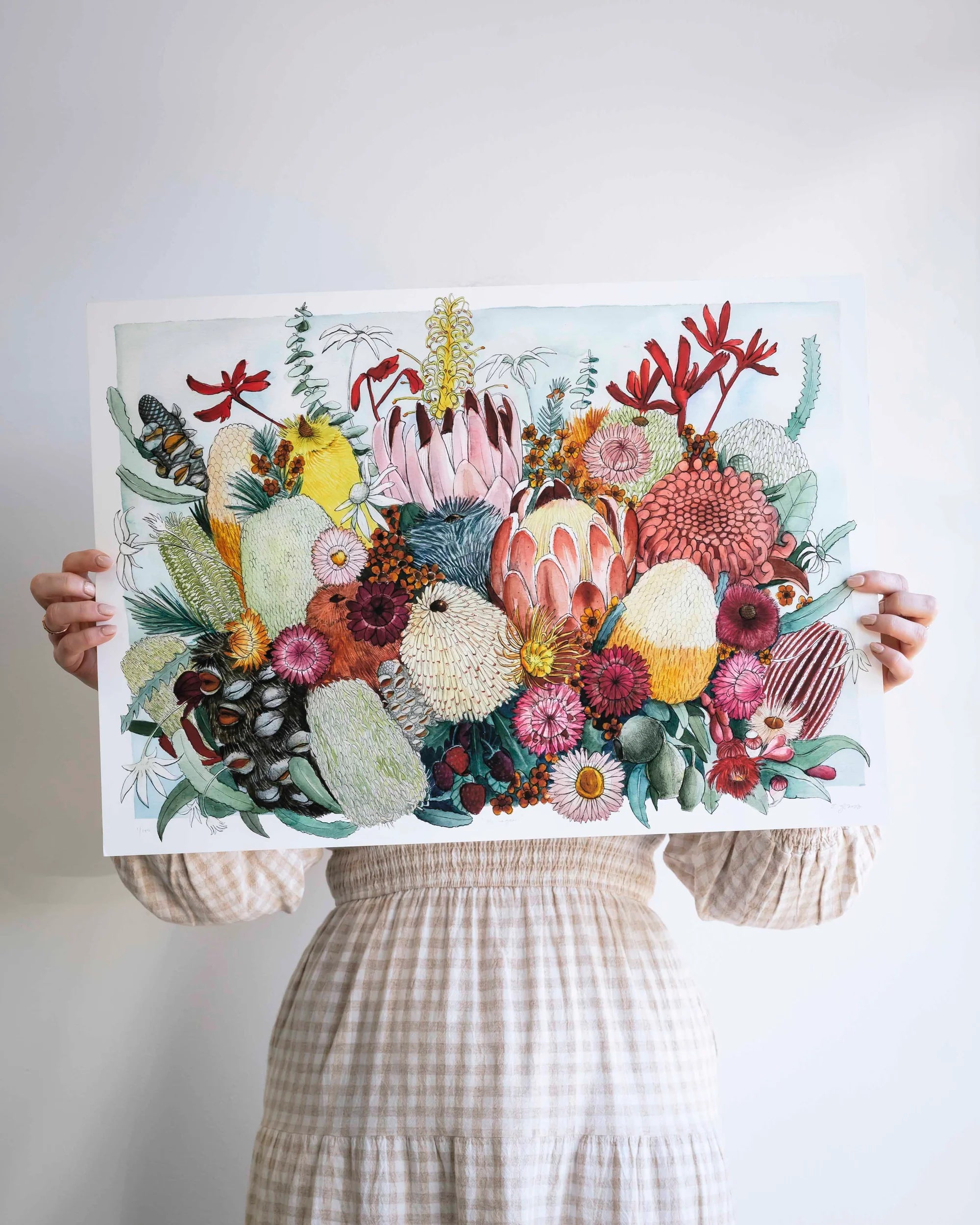 Forager Floral A3 Giclee Print