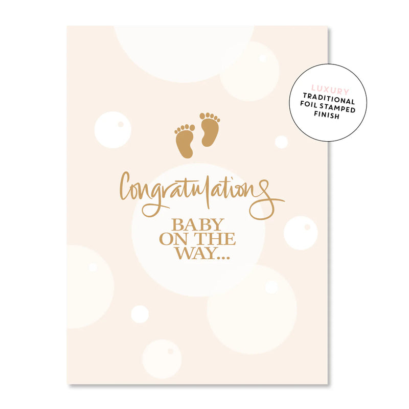 Congrats ..... Baby On The Way ! | Greeting Card