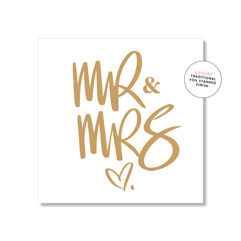 Mr + Mrs Square | Greeting Card