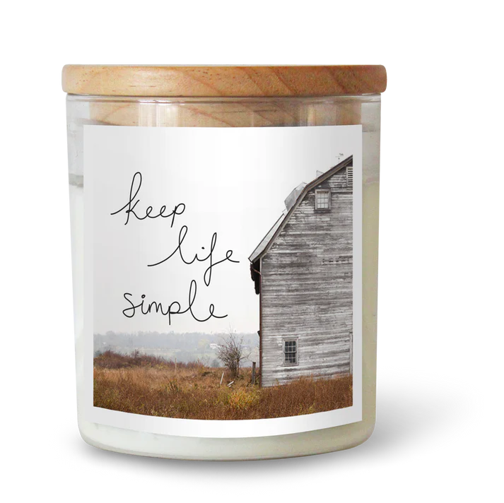 Keep Life Simple Candle