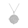 Pendant Disc Necklace | Sterling Silver