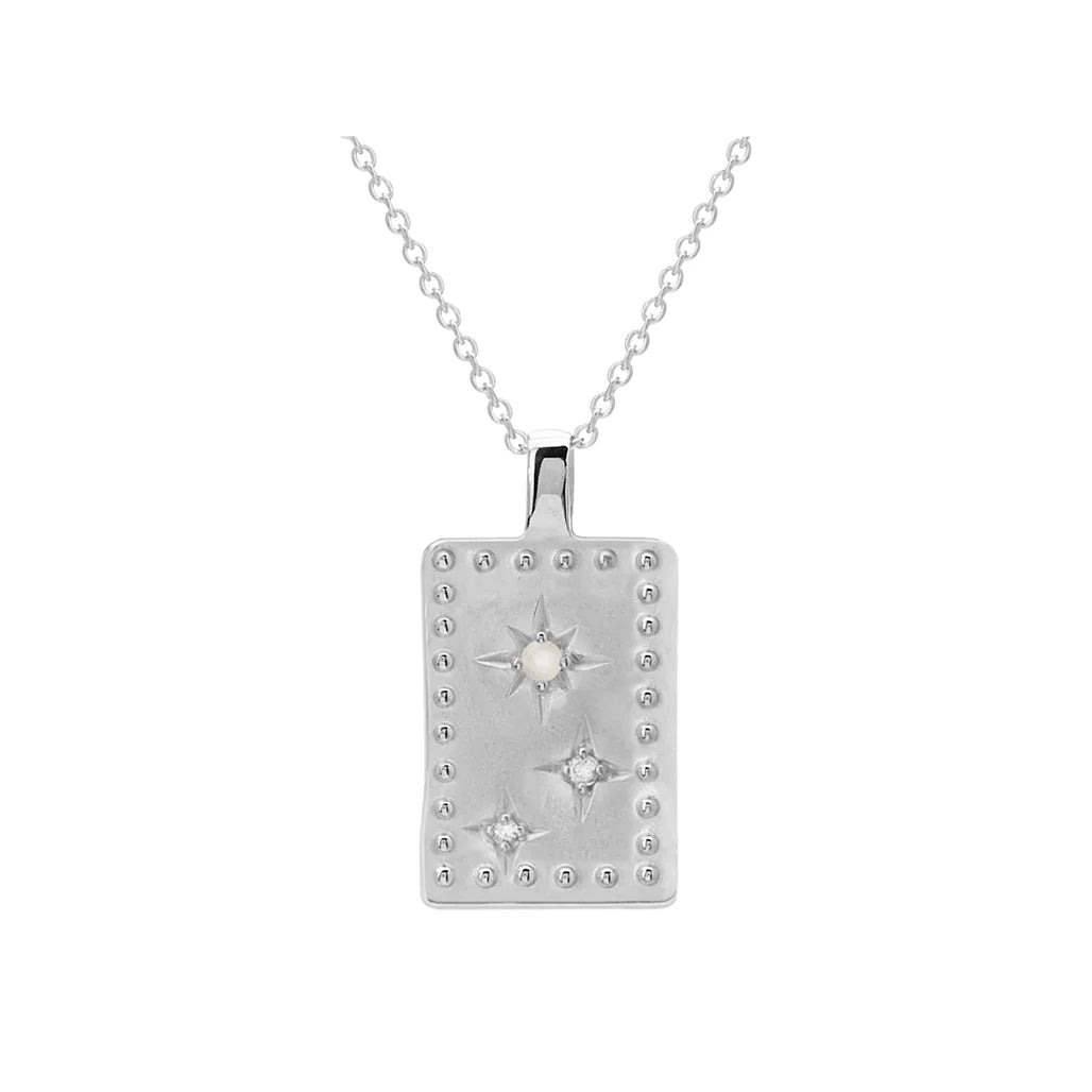 Rectangle Necklace | Sterling Silver