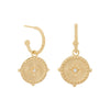 Small Hoop Earrings | 18KT Yellow Gold Plate