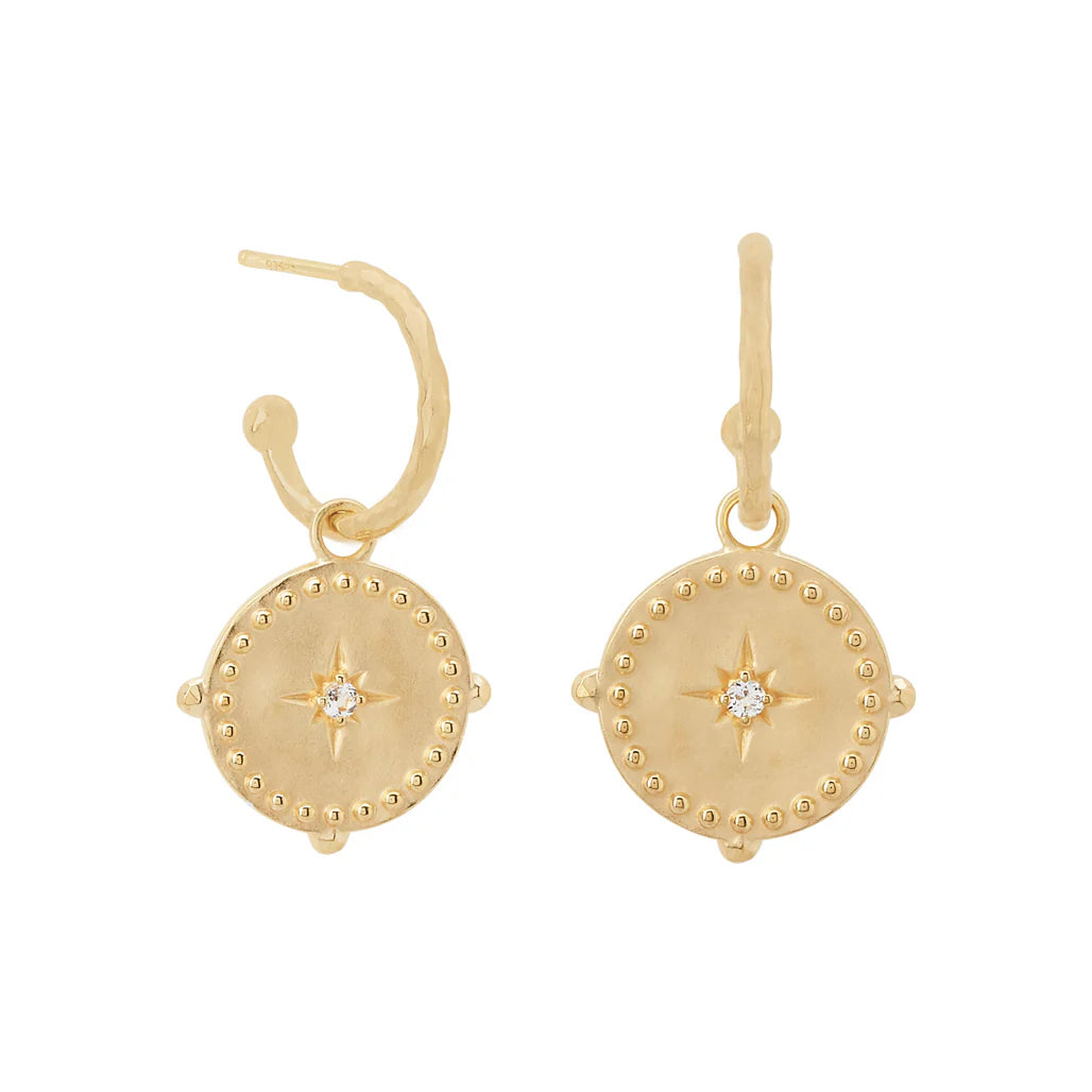 Small Hoop Earrings | 18KT Yellow Gold Plate